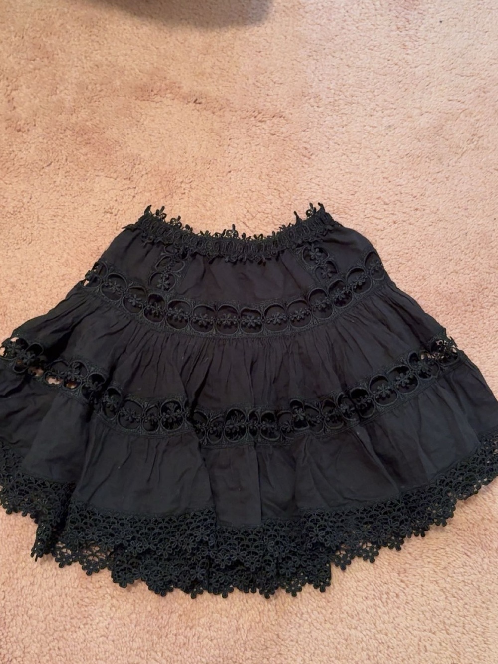 Black Charo Ruiz Skirt